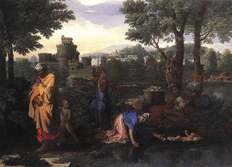 Nicolas Poussin Exposition of Moses France oil painting art